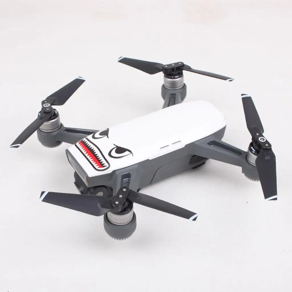 Adhesive Drone Body Decal Skin Waterproof Fashion Blue and Black Sticker Label for DJI Mavic Pro