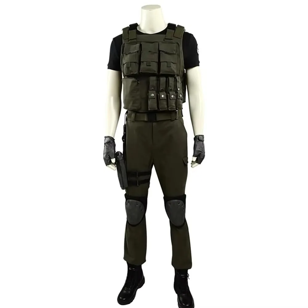 RE 3 Remake Carlos Oliveira Cosplay Costume Carlos Uniform Halloween