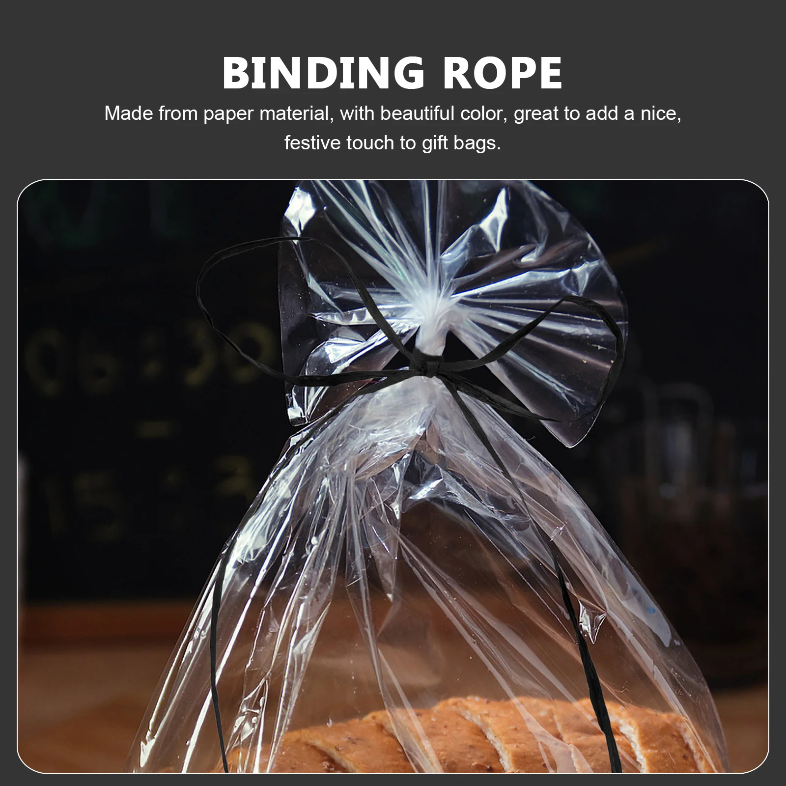 

4 Rolls Colored Gift Packing Ropes Paper Box Wrapping Cords Multi-Use Gift Strings for Craft DIY Decoration Gifts