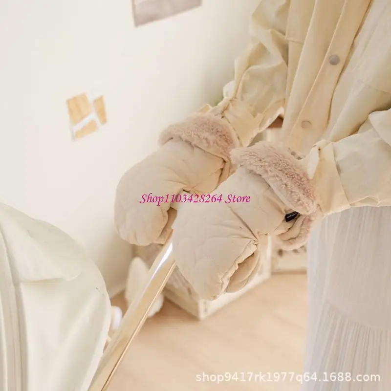 

Soft & Insulated Hand Warmer Gloves Hand Warmer Anti-Freeze for Baby Strollers G2TD