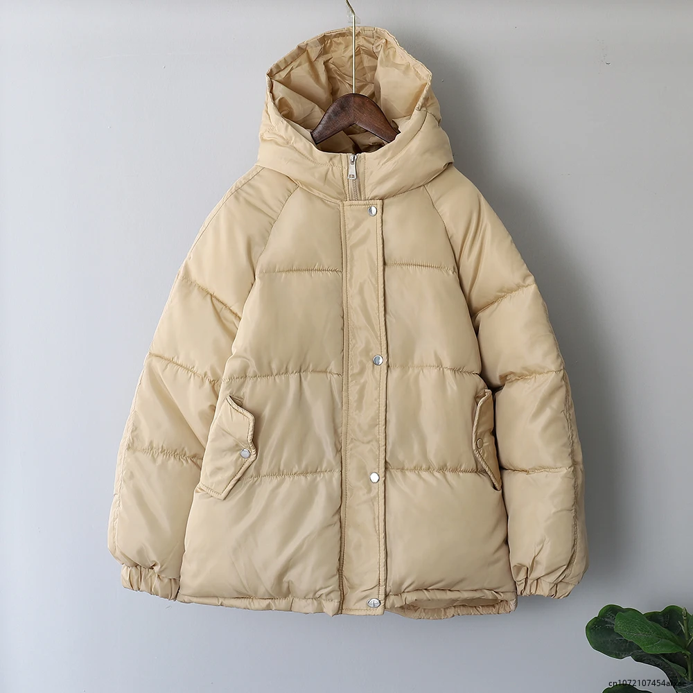 

Winter Women Jacket 2023 New Autumn Oversized Bubble Coats Puffer Thicken Warm Korean Fashion Parkas Elegant Outerwear