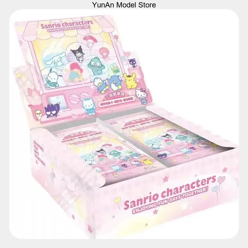Kayou Sanrio Characters Collectible Trading Cards Genuine Anime Fun Shadow Pack Vol 2 Hobby Game Gift For Collectors
