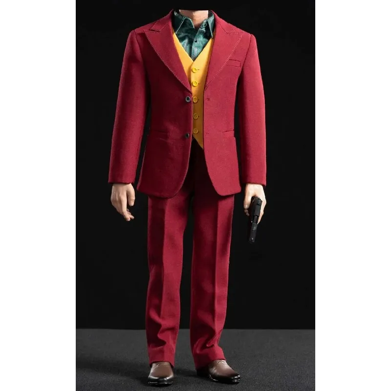 

Toy Center Classic Red Suit 1/6 Male Soldier Vest Shirt Pants Head Sculpt Body Model for 12" Action Toy Figure Doll Hobby