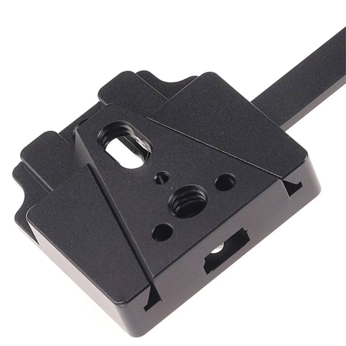 FFYY-Piastra batteria con attacco a V in lega di alluminio per fotografia Piastra a sgancio rapido + adattatore V-Lock per fotocamera Sony Canon