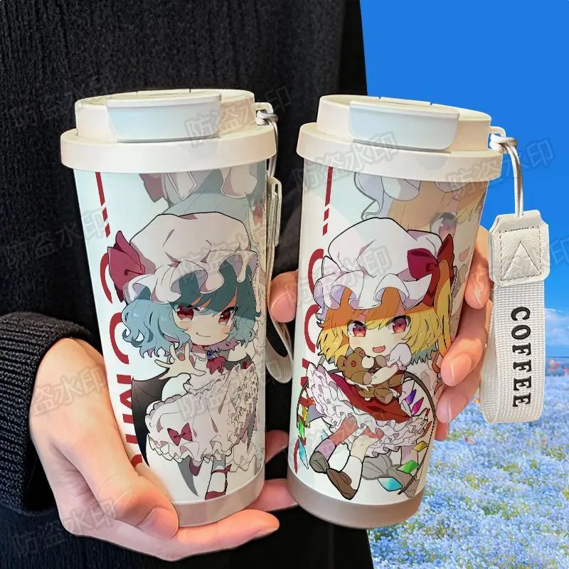 

Anime Touhou Project Insulated 316 Stainless Steel Straw Portable Car Coffee Cup Ins High Appearance Cute