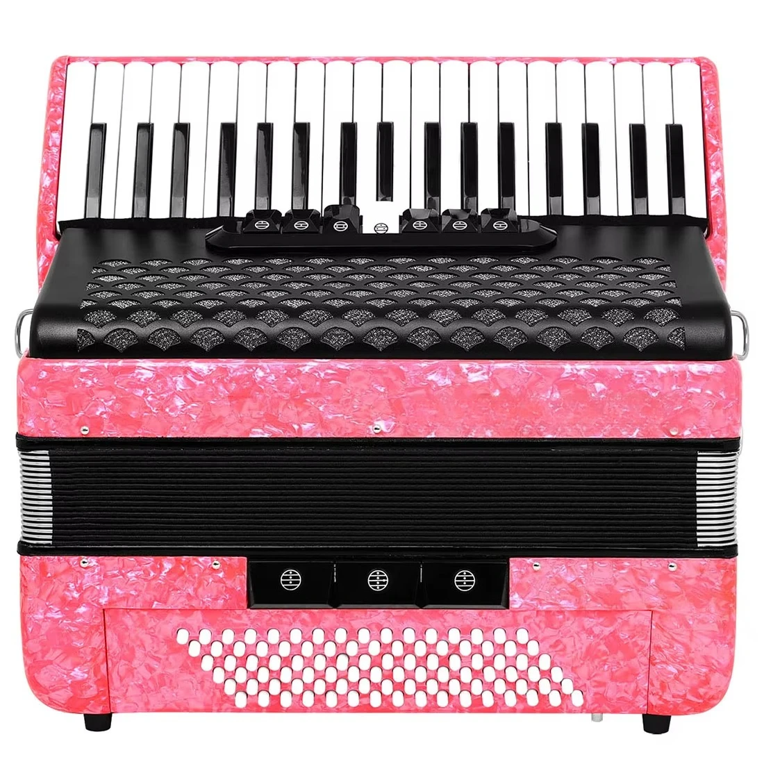 

AH-200 37-клавишный 96-бас-акордеон с регистровыми переключателями, противоскользящими клавишами, отзывчивая басовая система для выступлений