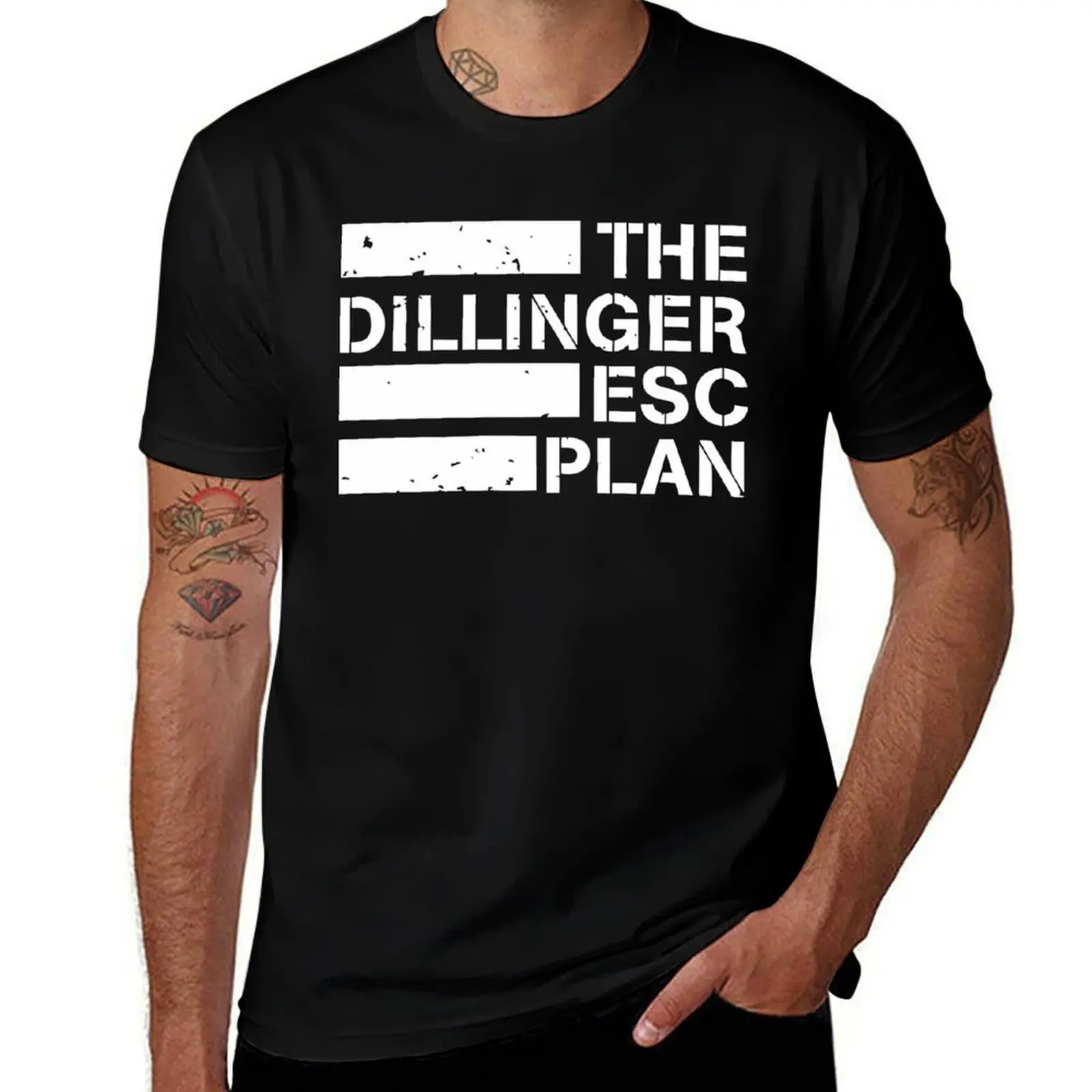 

Dillinger Escape Plan T-Shirt Trendy Pattern T-Shirt for Men
