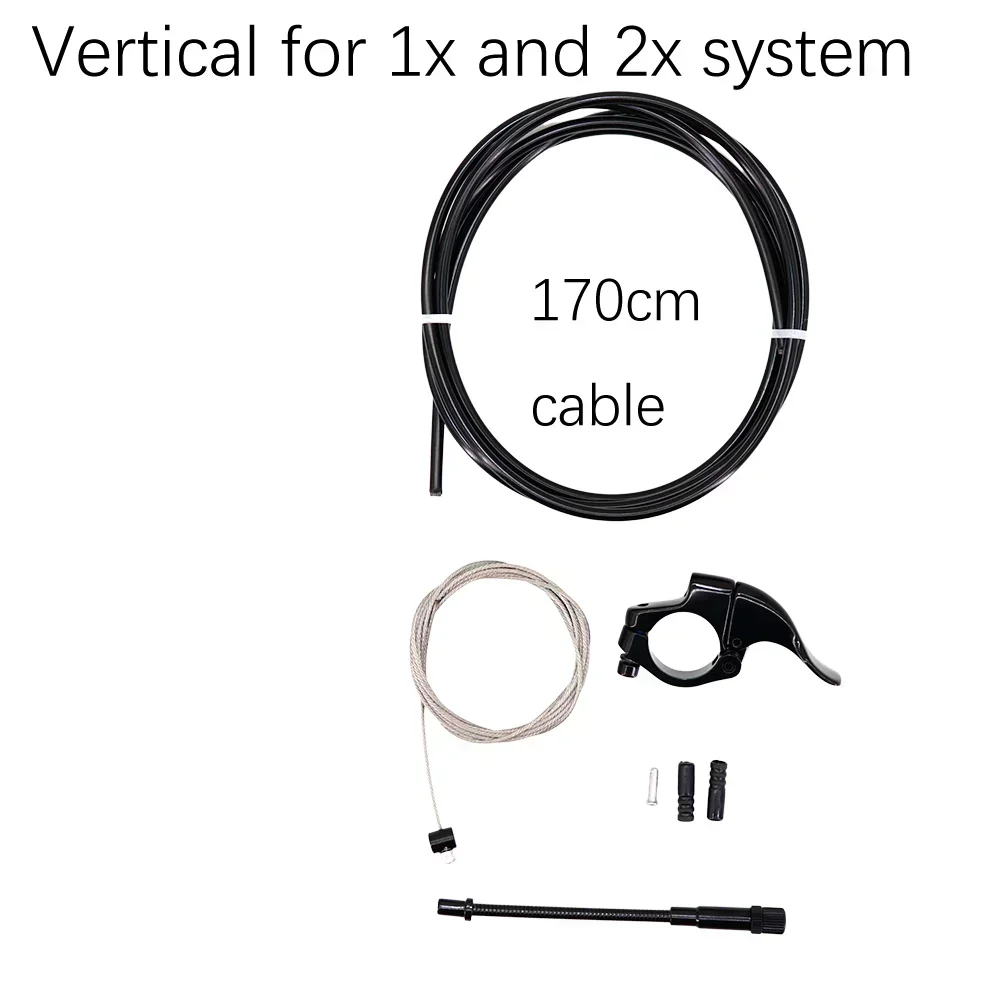 Satori Dropper Seatpost Lever Switch Full Set Cable Hose Southpaw Remote Control Seat Post Lever Vertical switch 1x 2x speed