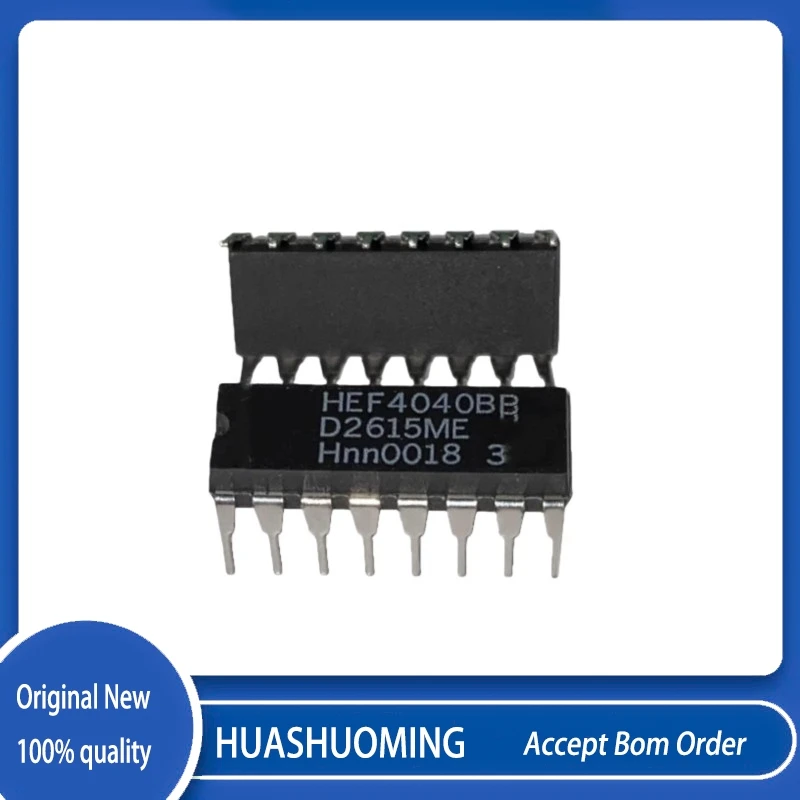 20pcs/lot   HEF4040BP HEF4013BP HEF4011BP HEF4030BP HEF4069UBP HEF4002BP  DIP  100%