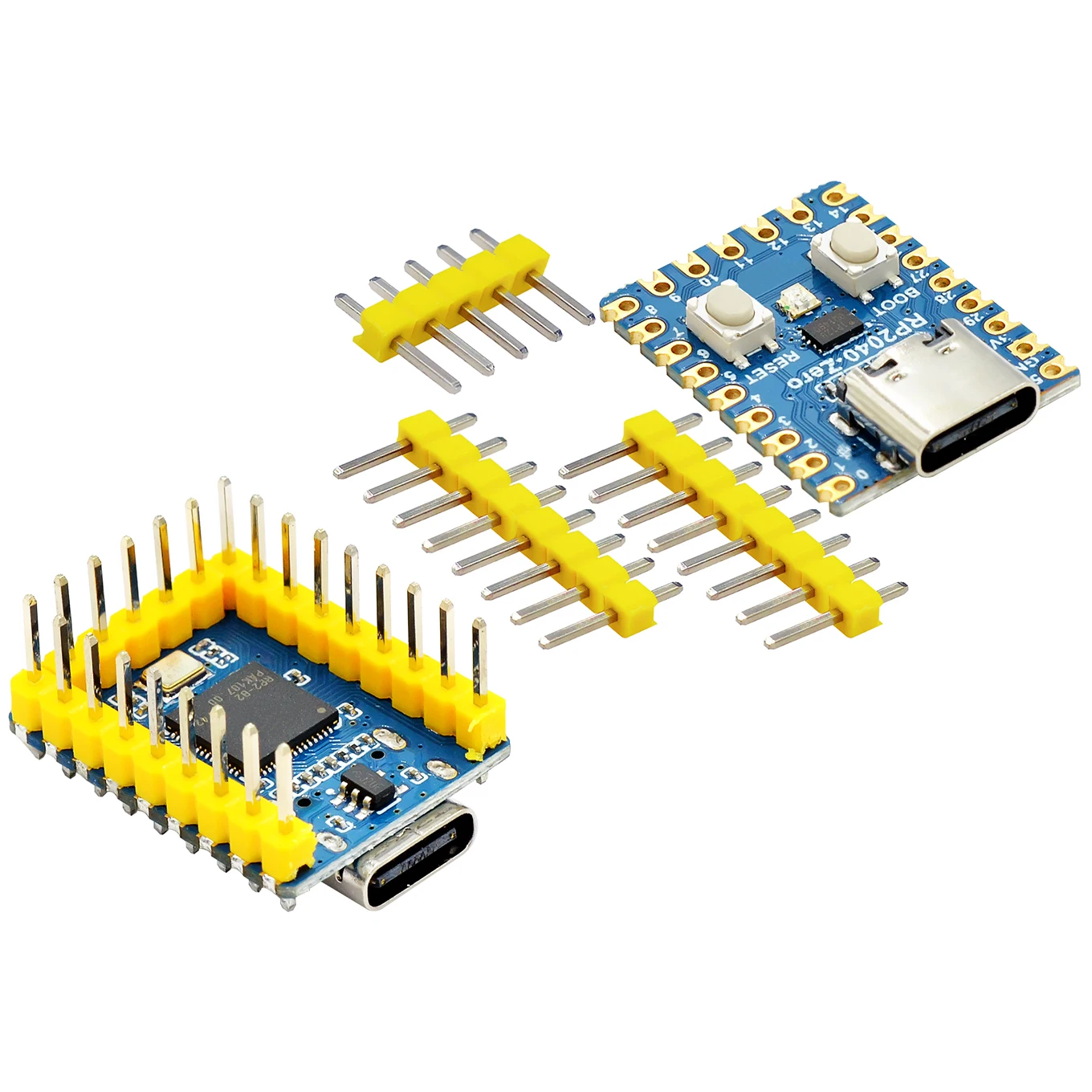 10pcs RP2040-Zero RP2040 for Raspberry Pi Microcontroller PICO Development Board Module Dual-core Cortex M0+ Processor 2MB Flash