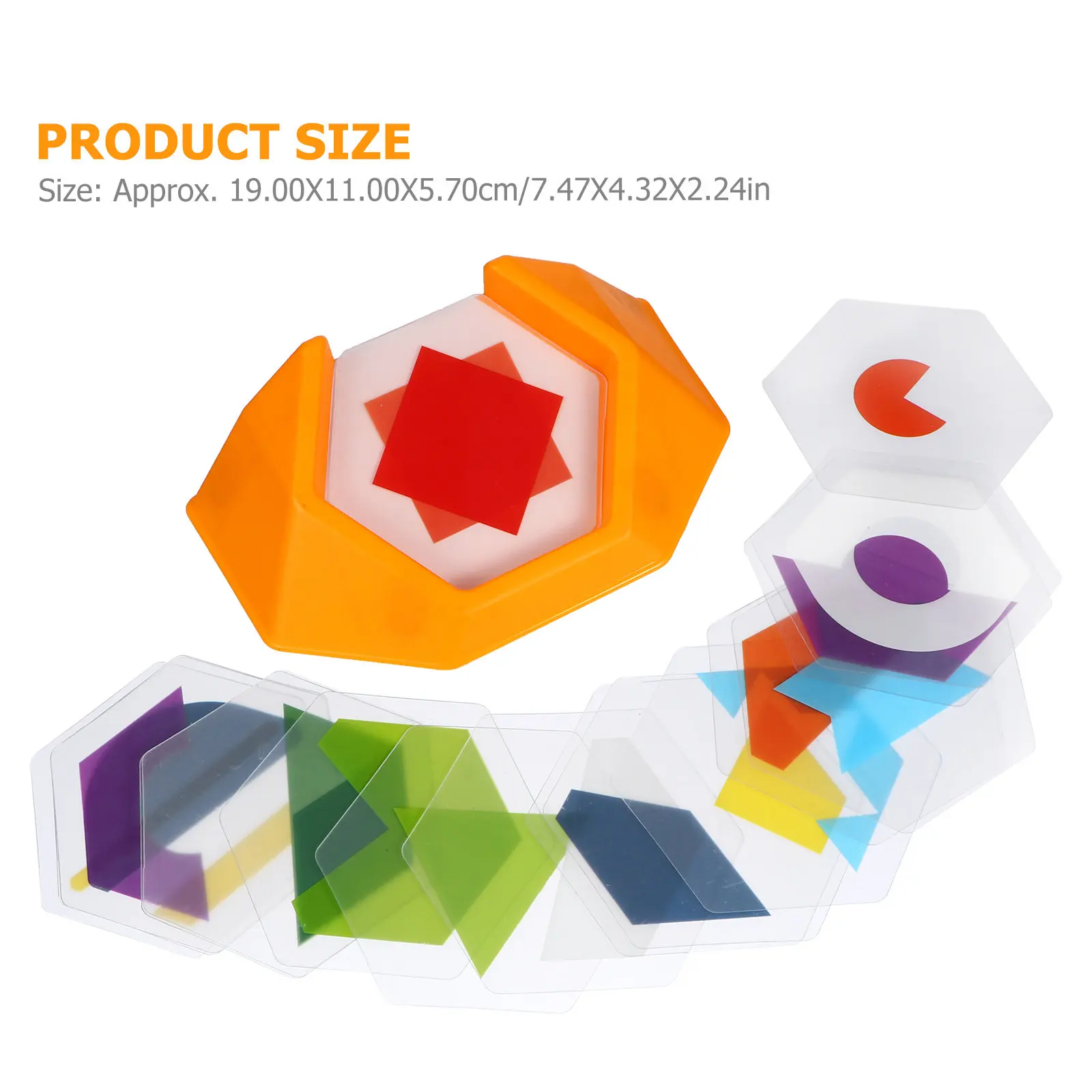 Geometric Shape Puzzle Set 1 Box Educational Game 100 Challenges 4 Levels for Kids Early Learning Development Stress