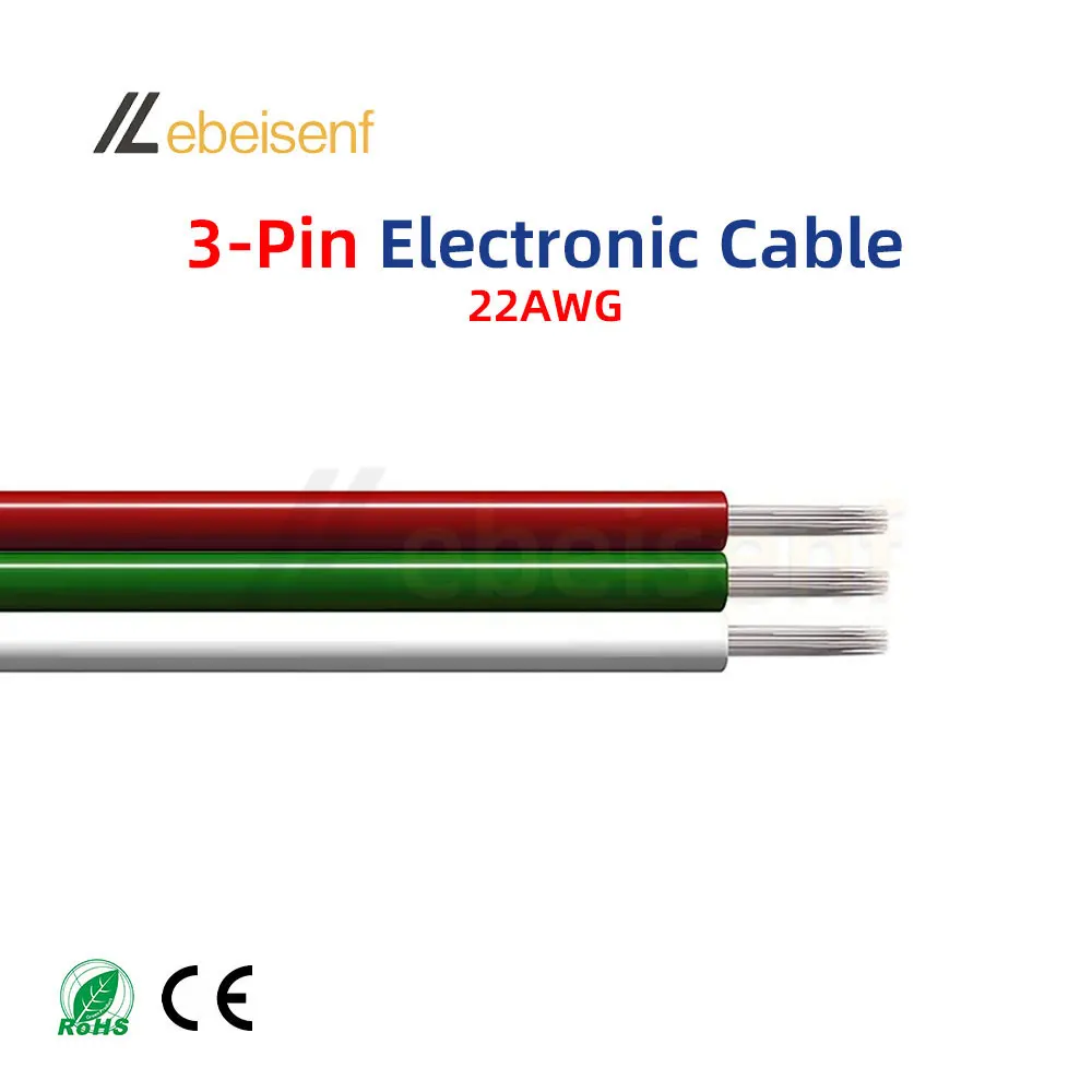 Farbiges LED Streifen Verlängerungskabel 5/10M 22AWG 2-6Pin passend für 3528 5050 RGB RGBW CCT Streifen, Verbindungskabel DIY Schrank Küche Kleiderschrank Zubehör LED Lichtleiste
