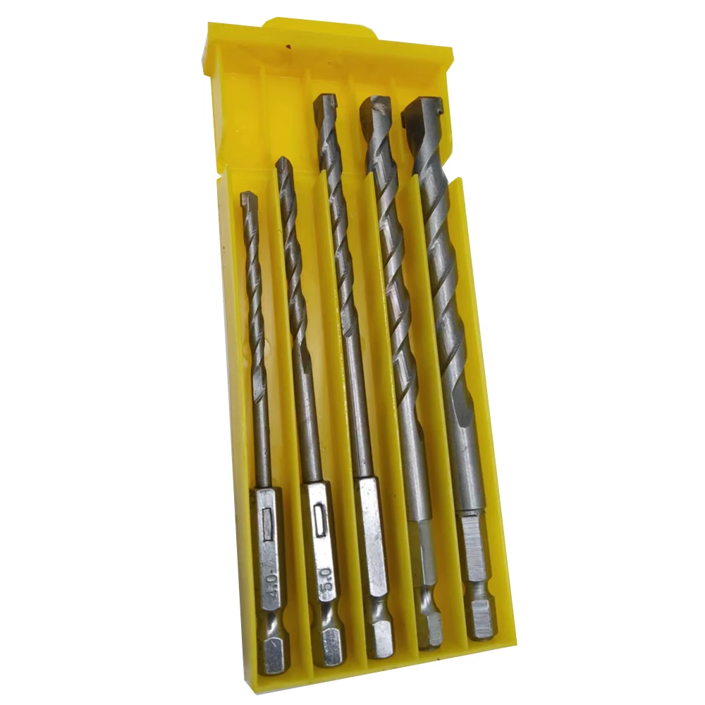 New 2 box Hexagonal Handle Electric Hammer Masonry and Woodworking Drill Bit Set Reaming Hole Power Tool