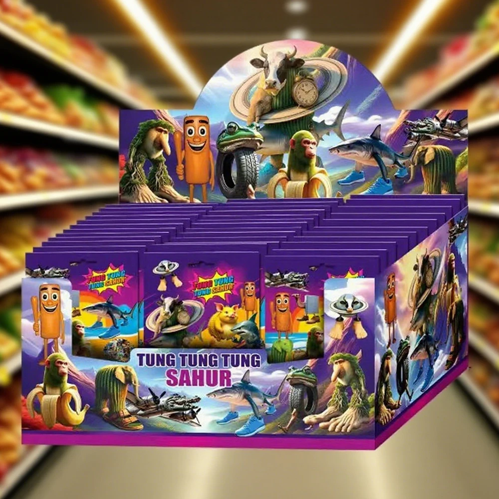 1 szt. Włoskie zabawki Brainrot w formie blind bagu, mystery box, dekoracja na biurko, figurki akcji, zestawy kart, śmieszne memy Brainrot, prezenty urodzinowe