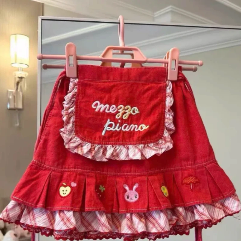 Chic Japanese Kawaii Cake Mini Skirts Sweet Y2k Lolita JK Short Bottoms Fashion Skirts Women Girls Casual Vacation Party Wear