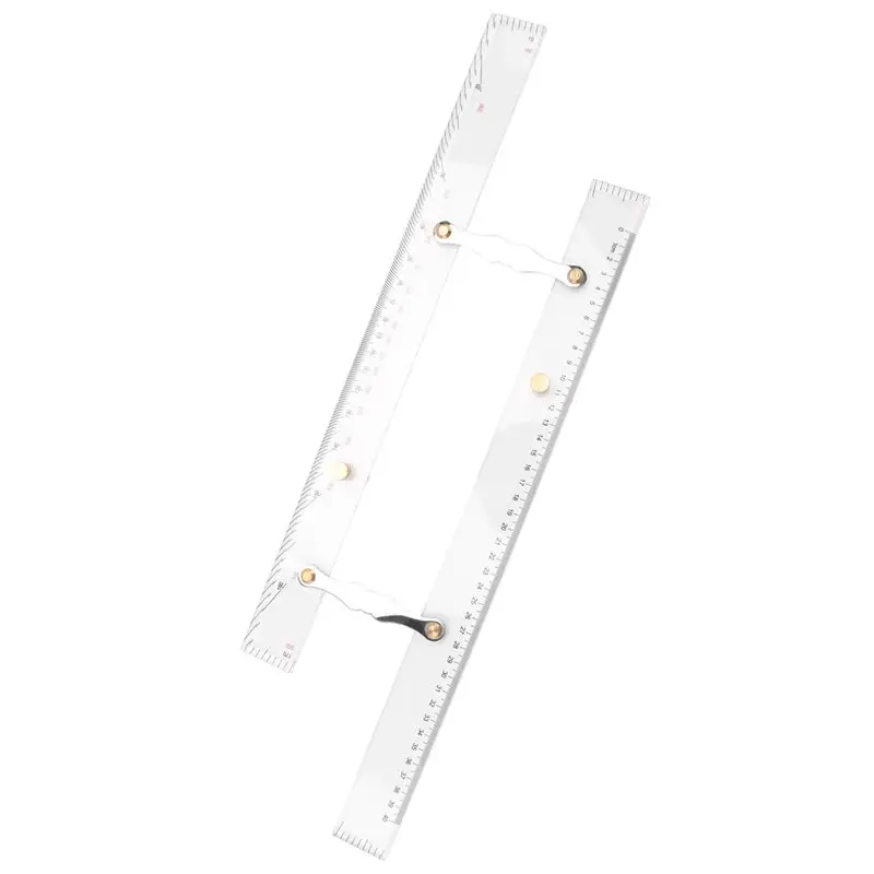 

ABMO Marine Parallel Ruler Clear Scales, Mapping Points To Pull Parallel Ruler 450MM, Nautical Charts Parallel Ruler For Boat