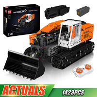 Mould King 17054 Technical Car Building Block APP RC Gopher Loader Model New Engineering Truck Brick Toys Kids Christmas Gift