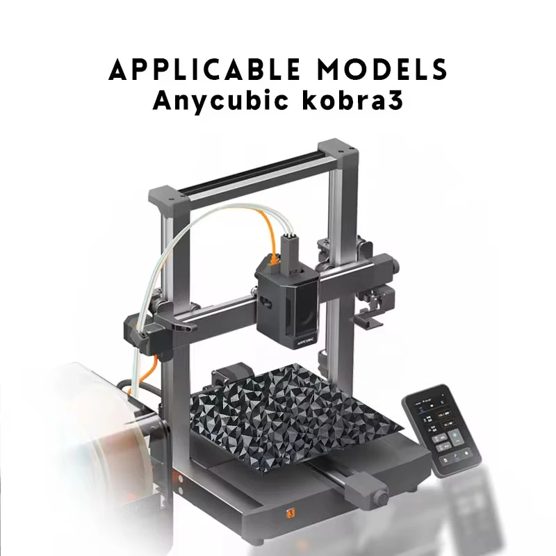 Płyta budowy Kobra 3 Kobra 3 Teksturowana PEO PEI 256x268 Do Anycubic Kobra 3 Combo Płyta Budowy Części Zamienne Dwustronne Podgrzewane Łóżko — zdjęcie produktu 3