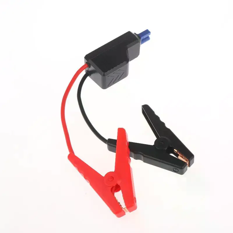 Jumper Cable Clip With Anti-Reverse 12V 650A Intelligent Clamp Booster, Single Pack EC5 Plug Connector