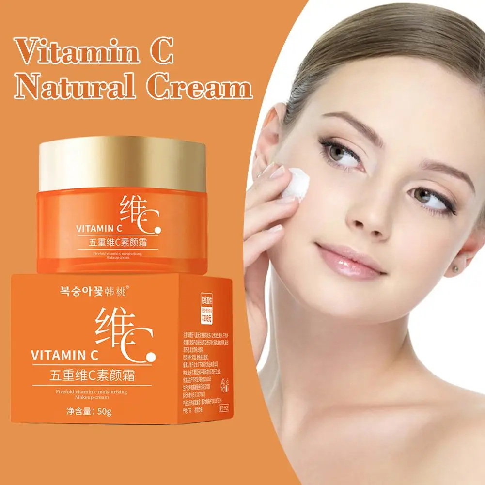 Heißer Vitamin C Gesicht Creme Gesichts hautpflege Straffende Feuchtigkeitsspendende Aufhellung Schönheit Gesichts Haut Gesicht Pflege Cremes Feuchtigkeitsspendende Y8B2