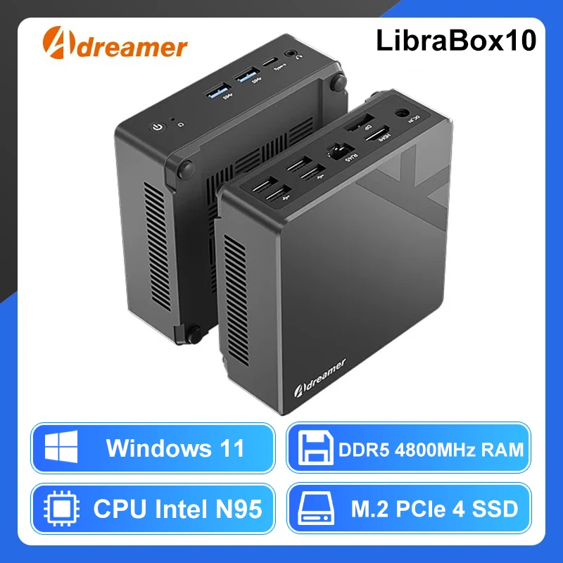 Мини-ПК Adreamer LibraBox10 Intel N95 CPU Mini PC