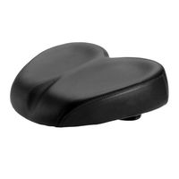 PU Leather Oversized Bike Seat Soft Comfortable Waterproof Exercise Bikes Saddle High Elasticity Shock-absorbing