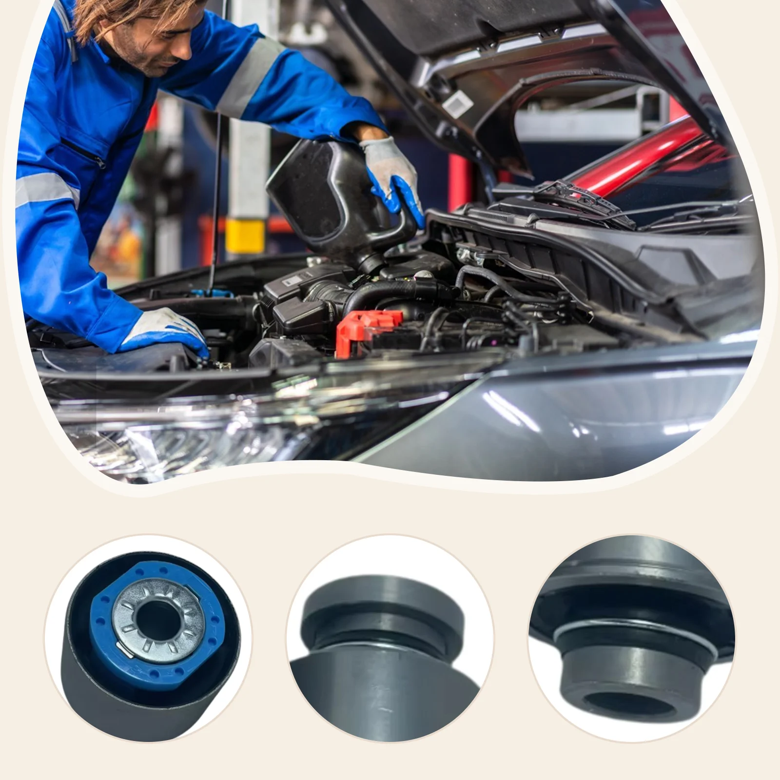 

Suspension Control Arm Bushings Left and Right Automotive Repair Sturdy Premium