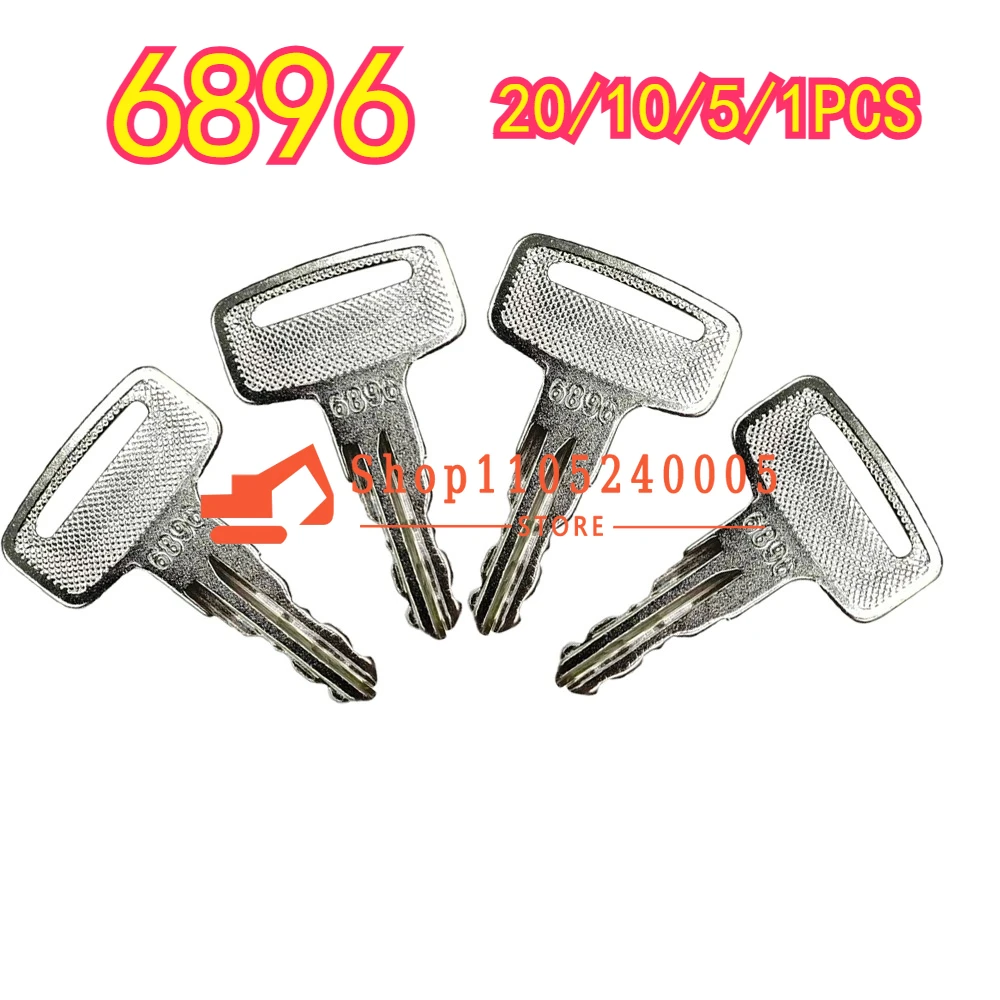 

20/10/5/1 шт. 6896 ключ зажигания для Wacker Neuson Roller Heavy Equp 160431, 6896, Landpride Zero Mwr160431