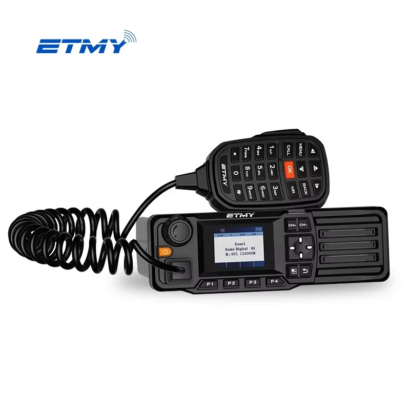 AP3800 DMR/NXDN/PDT Digital Trunking Mobile Radio  IP54 Waterproof Dual Time Slot VHF/UHF Vehicle Radio with GPS Option