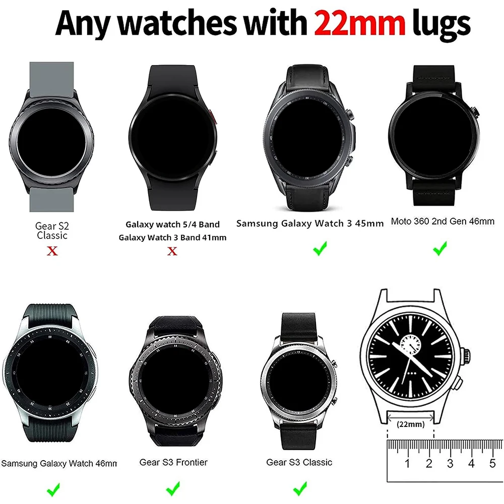 22mm 20mm Magnetverschluss Nylonarmband für Samsung Galaxy Watch 7 6 5 4 40/44mm 6 Classic 43 47mm Armbänder für Huawei Watch GT5 4Pro – Detail 2