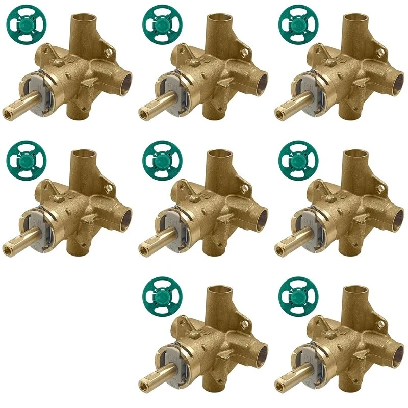 Y17A 8X 2520 Shower Valve, Brass Pressure Balancing Shower Valves Replacement For Moen 2520-1/2-Inch CC Connection
