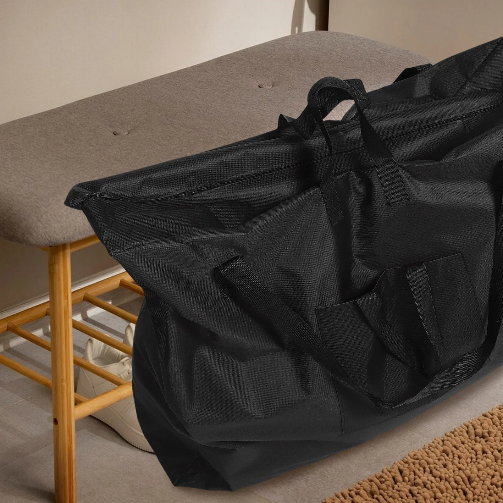 

Portable Folding Massage Bed Bag Waterproof Storage Organizer for Outdoor Home Use Durable Oxford Cloth Carrying