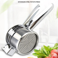 Stainless Steel Potato Masher Potato Masher Manual Juicer Pumpkin Puree Potato Press Kitchen  Vegetable Stuffing Dehydrator