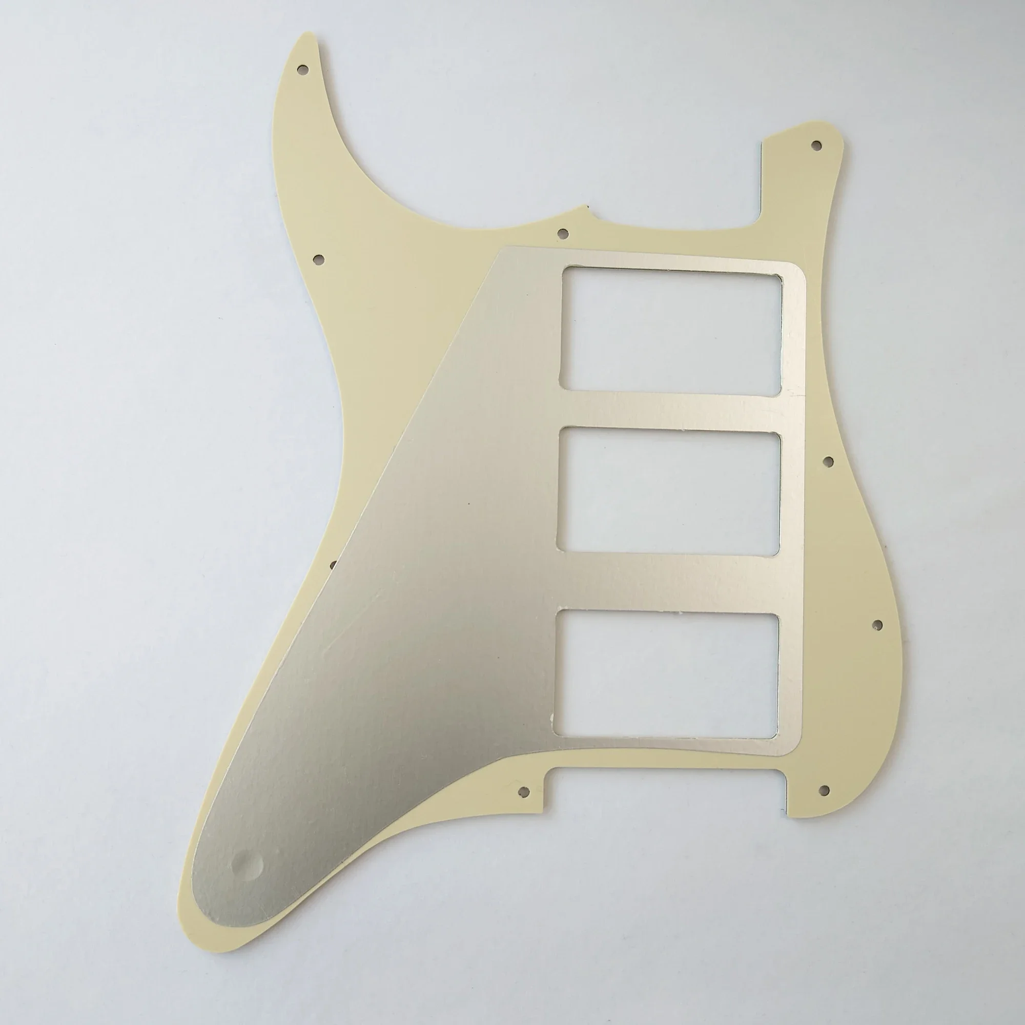 Untuk cocok FD St HHH Humbucker Pickup St gitar Pickguard suku cadang pengganti dengan pemasangan sekrup 3 Ply