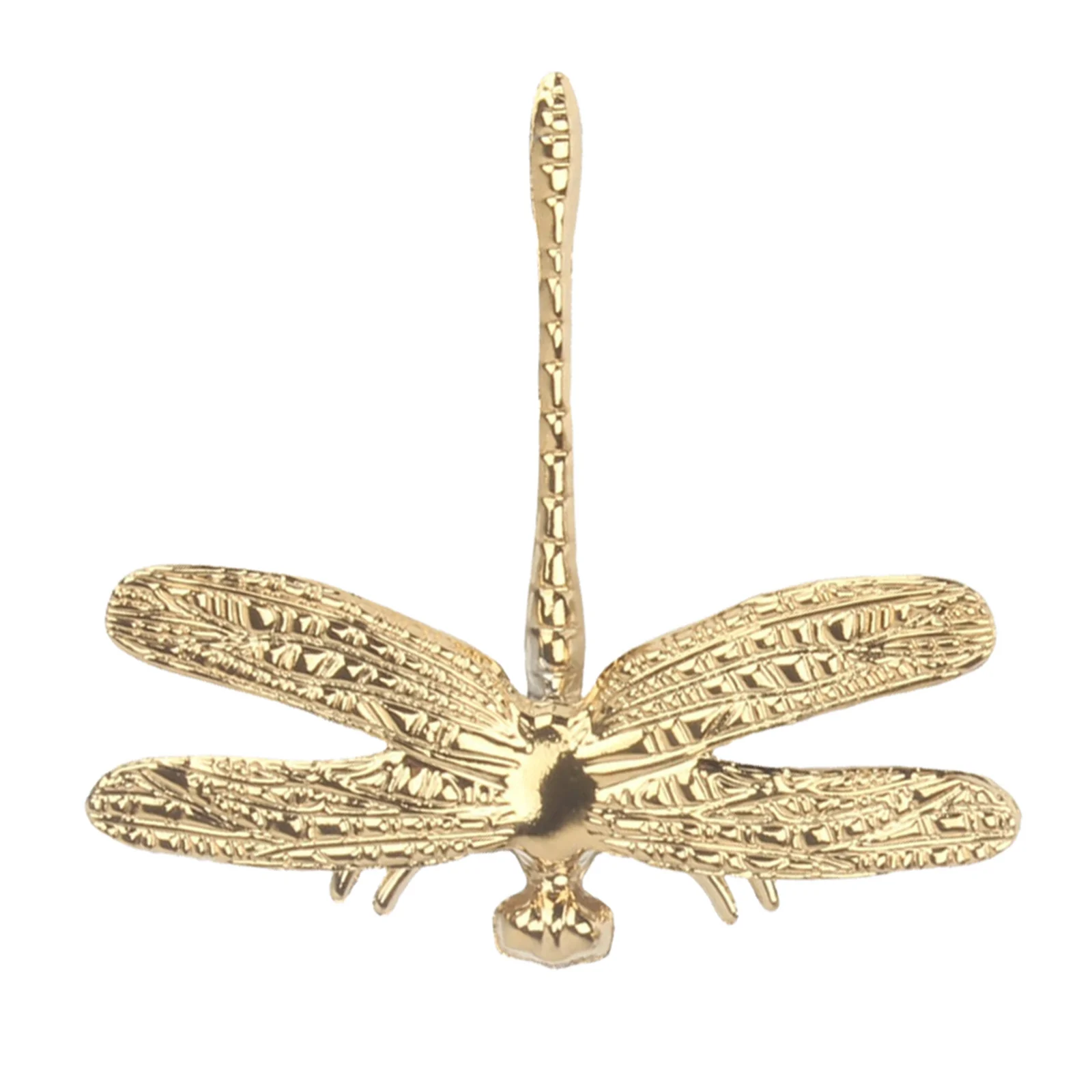 

Golden Copper Cabinet Handle Single-Hole Dragonfly Shaped Knob Decorative Pull For Drawer Wardrobe Furniture Hardware Accessory