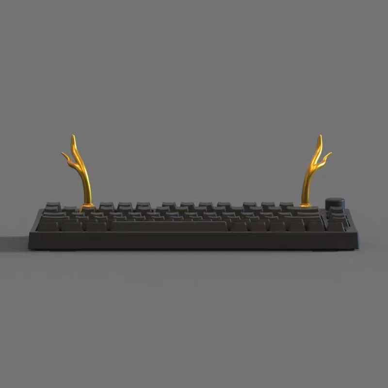 

MiFuny Golden Dragon Horn колпачки для клавиш 3D полимерные художественные колпачки для клавиатуры игровые колпачки для клавиш на заказ для механической клавиатуры аксессуары подарок
