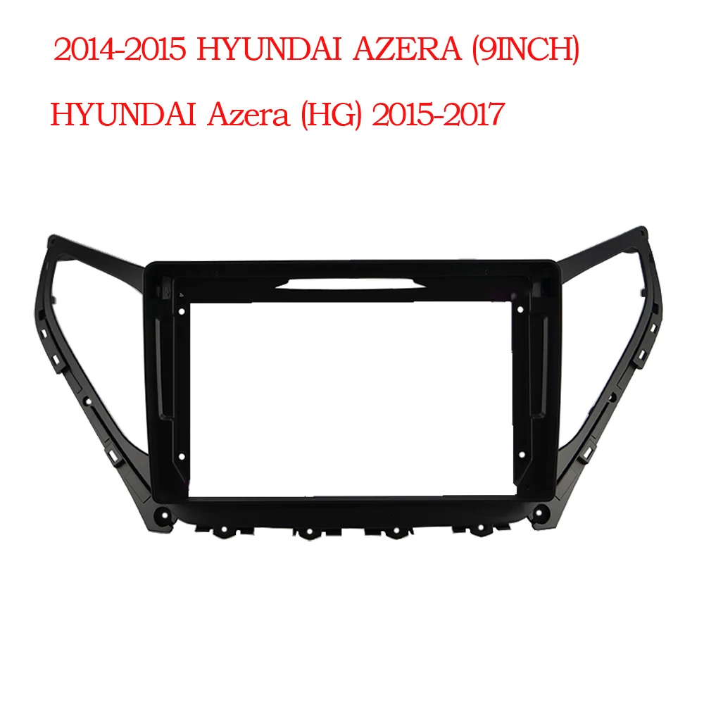 BYNCG 9inch Fasxia Car Audio Frame Car Radio Fascia,gps navigation fascia panel is suitable 2014-2015 HYUNDAI AZERA HG 2015-2017