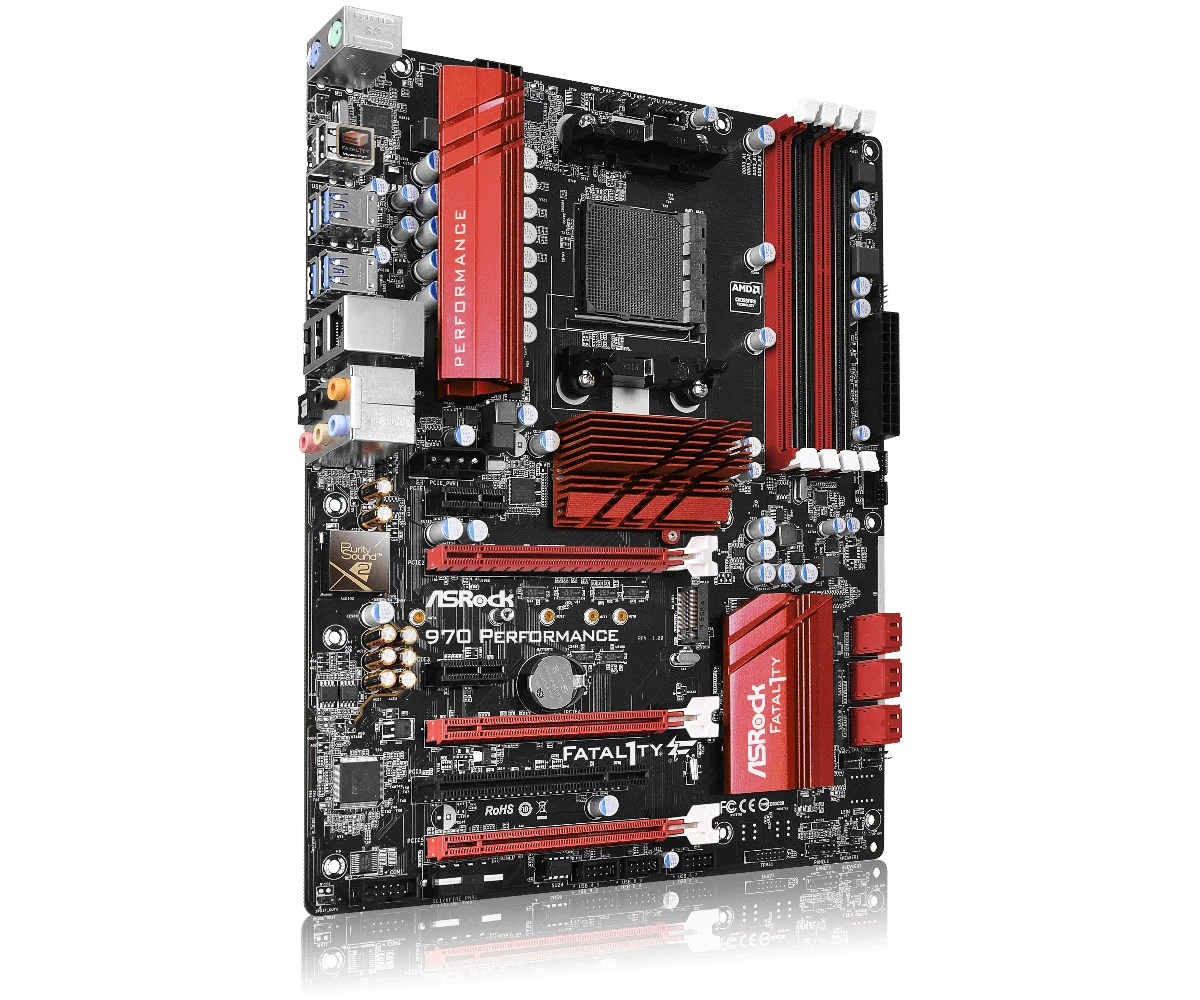 Imagem -03 - Desempenho Soquete da Placa Mãe Am3 Mais Amd 970 Ddr3 64gb M.2 Usb 3.1 Atx Suporte fx 6300 Cpu Asrock-970