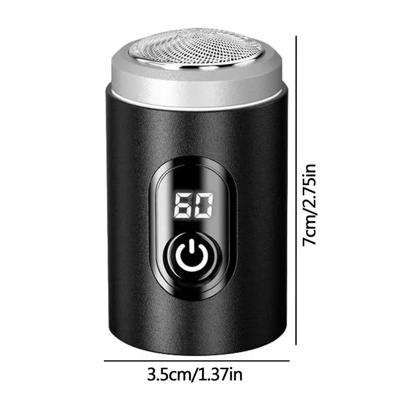 Portable Electric Shaver Space-saving Water Resistant Mini Razor Male Skin Care Supplies Travel Essentials For Air Traveling