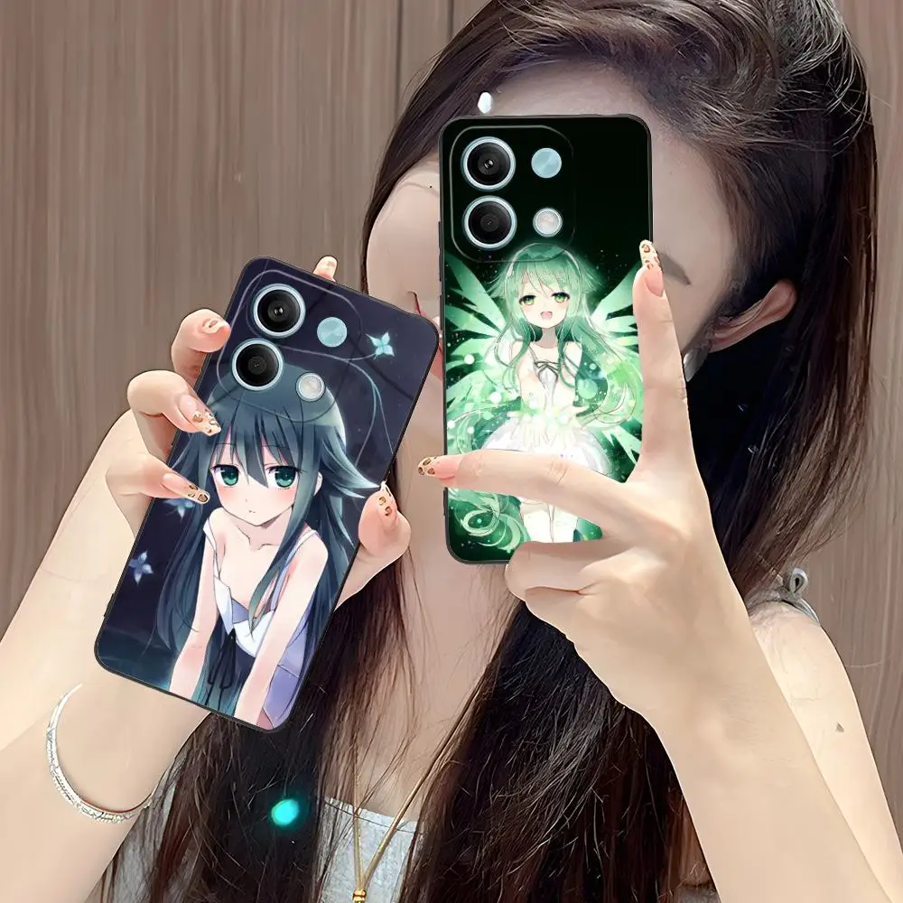 Saya no Uta حافظة هاتف محمول لهاتف POCO F6 F5 F4 F3 F2 Pro GT C40 غطاء حماية مطبوع ملون للهواتف الذكية الجميلة