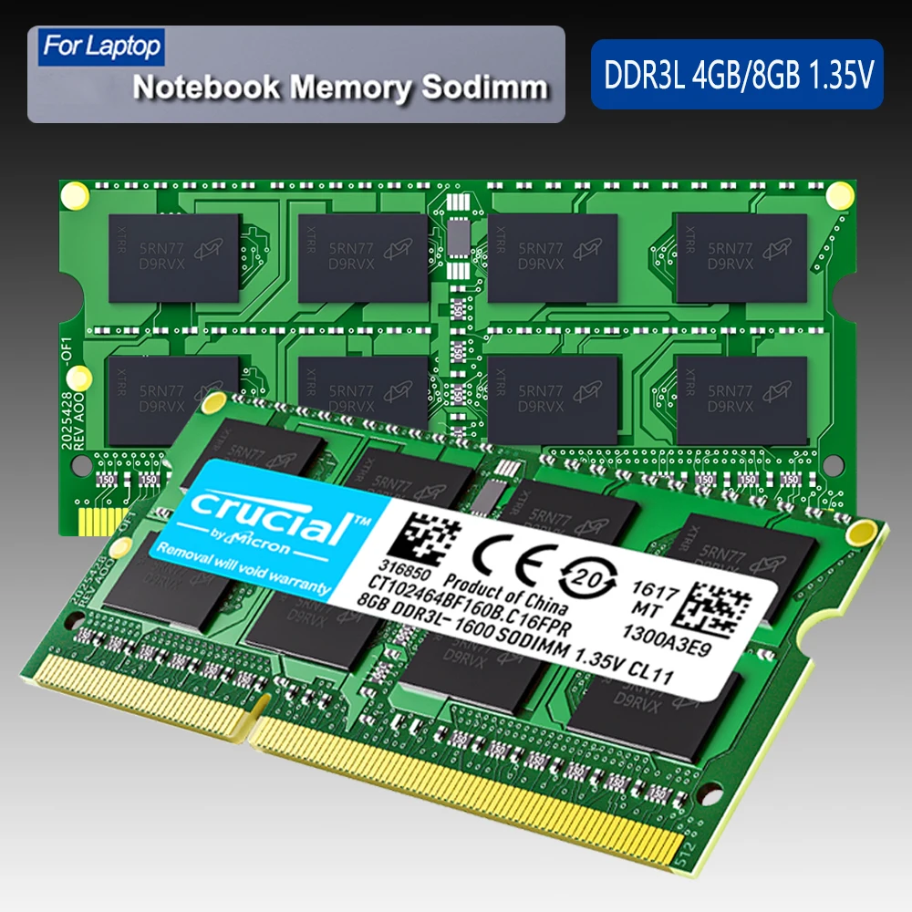 

Память DDR3L 2 ГБ 4 ГБ 8 ГБ SODIMM Ram PC3L 8500 10600 12800 204 контакта 1,35 В 1066 МГц 1333 МГц 1600 МГц Оперативная память для ноутбука