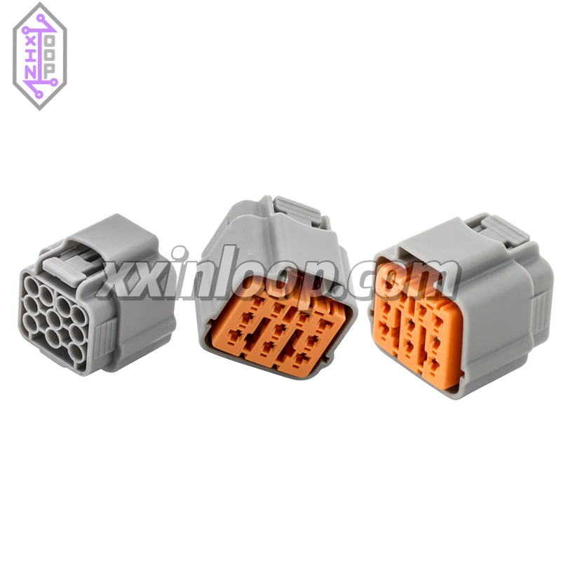 

6195-0164 Корпус автомобильного разъема, 10-позиционный, 2, герметичный провод с шагом 3 мм, гнездовой корпус для встроенного зажима серии DL