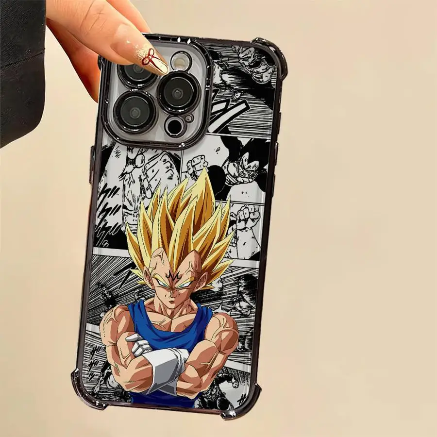 เคสสำหรับ iPhone 15 Plus 16 Pro Max 12 14 11 13 เคสนิ่มลายการ์ตูนอนิเมะเท่ๆ