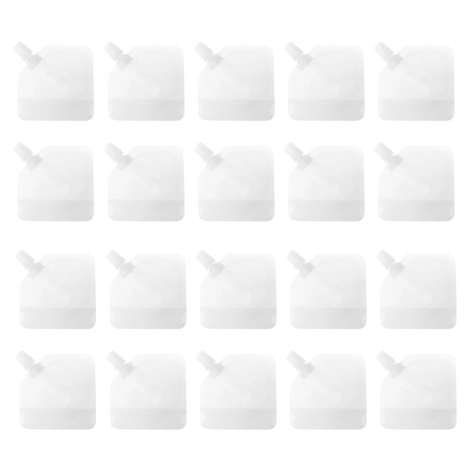 

20pcs 30ml Empty Shampoo Travel Lotion Bags Refillable Travel Toiletry Storage Containers Portable Dispensing Bags