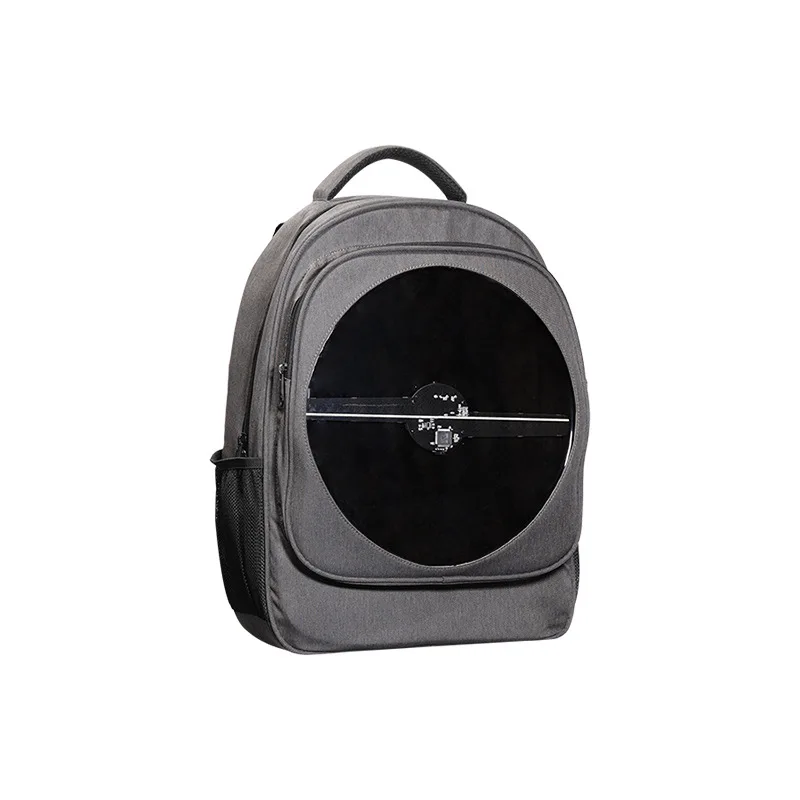 3D holographic backpack mobile advertising 30cm backpack screen holographic DD driving backpack attracts attention