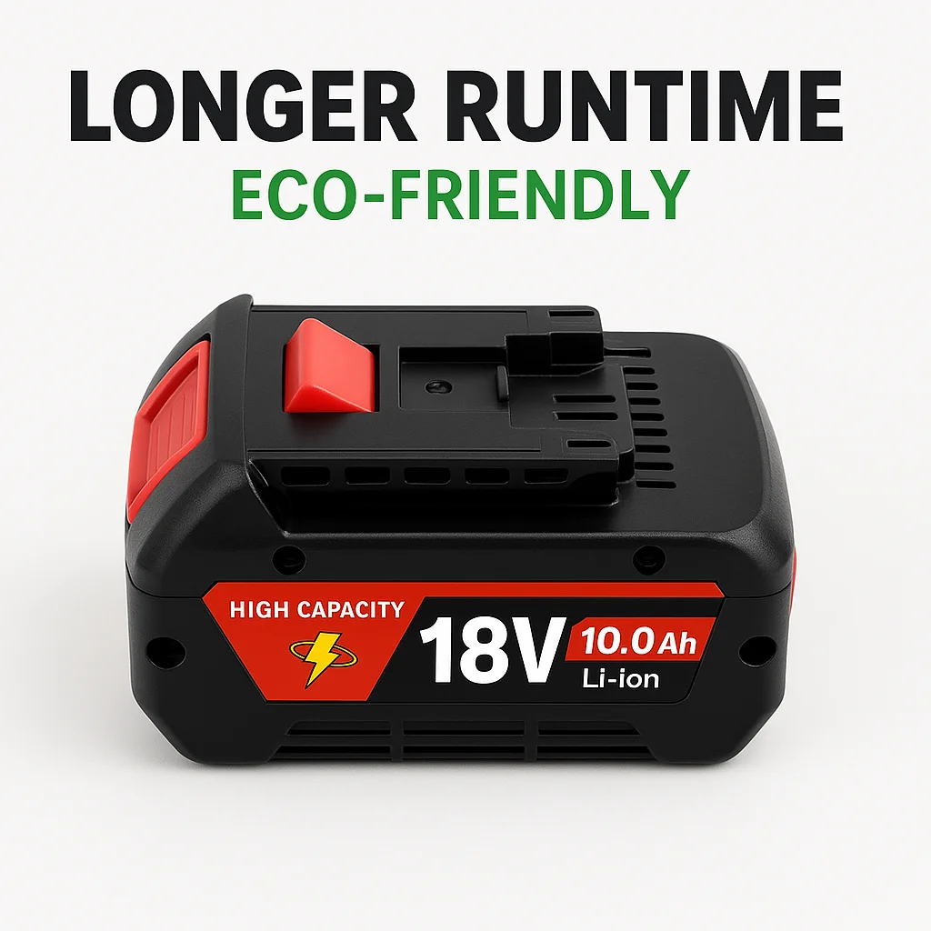 

18V 10.0Ah Battery Original for Bosch 18V Professional GBA GBH GSR GSB BAT618 BAT609 BAT620 Replacement Battery