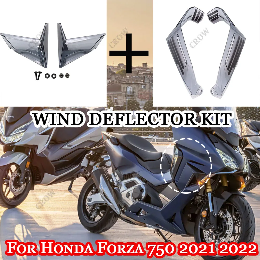 Motorcycle Accessories Wind deflector kit Air Deflector Kit Upper guide plate set For Honda Forza 750 2021 2022