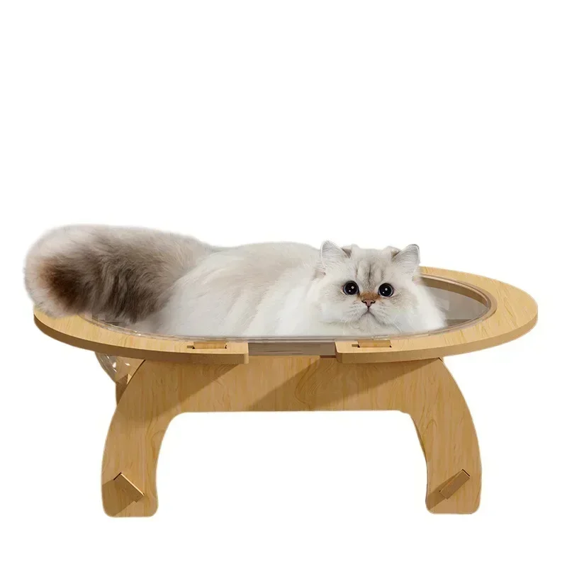 

Space Capsule Cat Litter, Large Space Transparent Cat Litter, Universal Suspension Sofa for All Seasons, Cat Beds