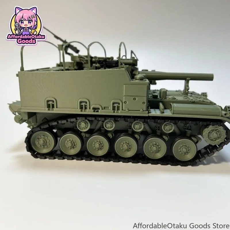 1:35 M44 155mm Self-Propelled Howitzer 3D Printed Model Kit with Interior Openable Rear Compartment Movable Barrel Wheels