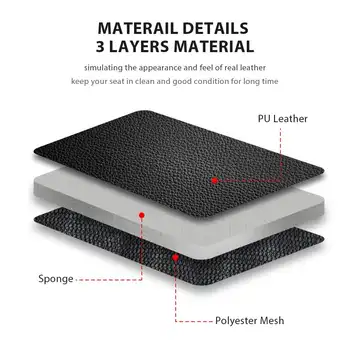 ks univerzální potah na celé sedadlo z umělé kůže do auta, vysoký zadní potah na sedadlo, vhodný pro většinu příslušenství k sedadlům automobilů, nákladních automobilů, SUV 10 nejlepší prodej Potahy sedadel Toyota Crown - №9